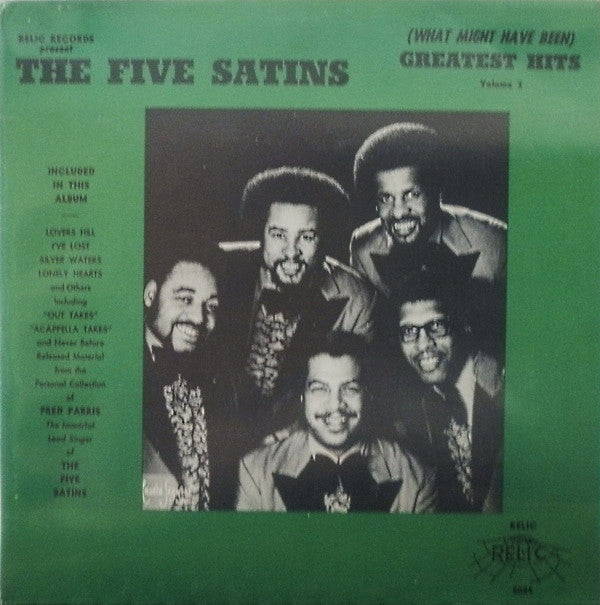 FIVE SATINS (ファイブ・サテンズ)  - Greatest Hits Vol.3 (US Ltd.Reissue LP/New)
