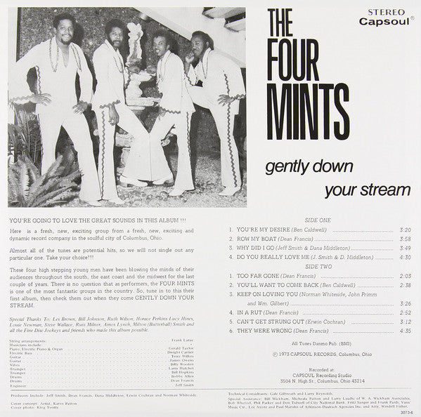 FOUR MINTS (フォー・ミンツ)  - Gently Down Your Stream (US Ltd.Reissue LP+Obi/New)
