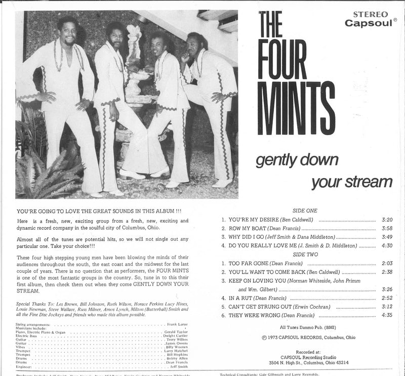 FOUR MINTS (フォー・ミンツ)  - Gently Down Your Stream (US Ltd.Reissue Blue Marble Color Vinyl LP/New)