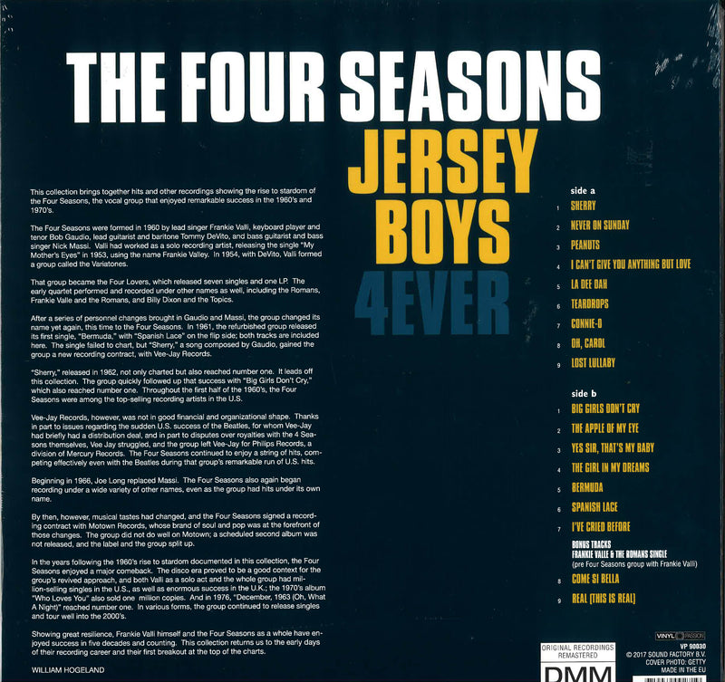 FOUR SEASONS (フォー・シーズンズ)  - Jersey Boys 4ever (EU Limited LP/New)