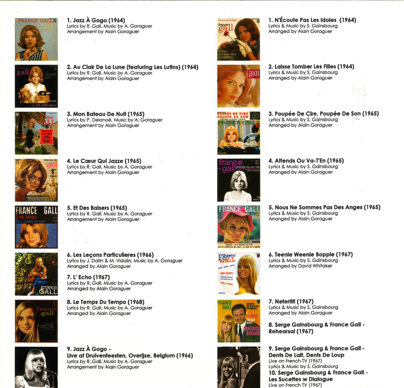 FRANCE GALL (フランス・ギャル)  - File Under: Serge Gainsbourg, Alain Goraguer (EU Ltd.Olive Color Vinyl LP/New)