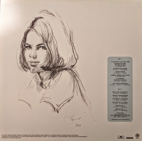 FRANCE GALL (フランス・ギャル)  - Poupée De Cire (US 定復刻再発 180g LP/New)