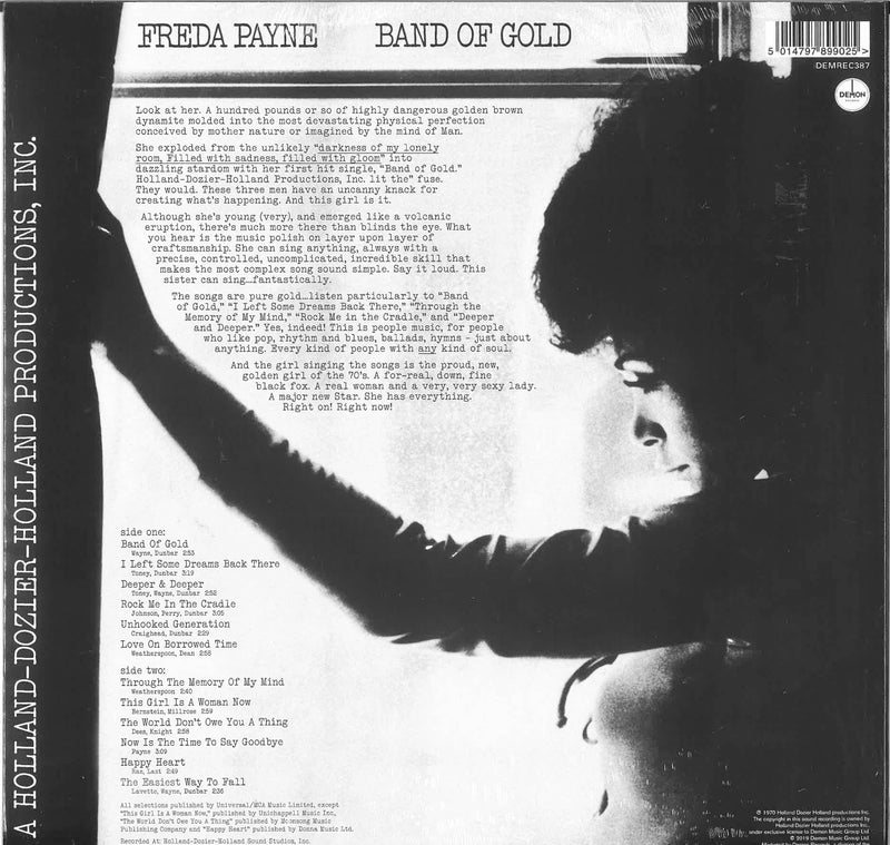 FREDA PAYNE (フリーダ・ペイン)  - Band Of Gold (UK Ltd.Reissue LP/New)