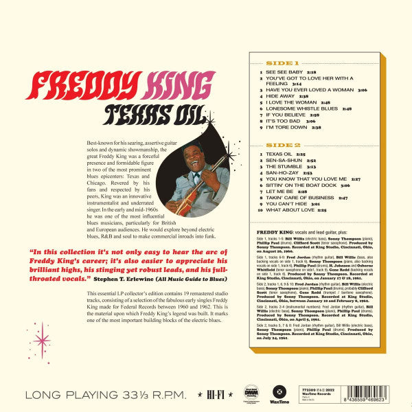 FREDDY KING  [ FREDDIE KING ] (フレディ・キング)   - Texas Oil / Federal Recordings 1960-1962 (EU 限定180g アナログ LP/New)