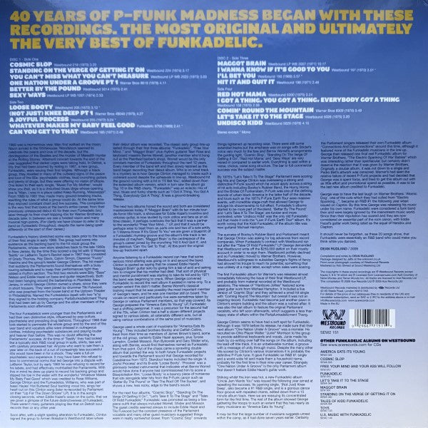 FUNKADELIC (ファンカデリック)  - Standing On The Verge - The Best Of (UK Ltd.2xLP/New) ベストLPx2枚組！