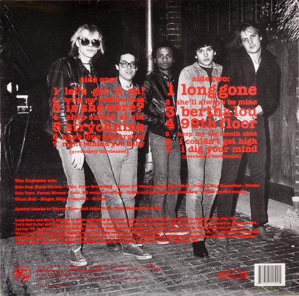 CUSTOMS, THE (ザ・カスタムズ)  - Long Gone (US Ltd.Reissue 180g LP / New)