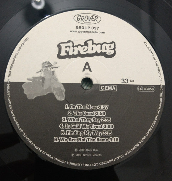 FIREBUG (ファイアバグ)  - On The Move (German 限定プレス LP「廃盤 New」)