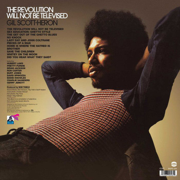 GIL SCOTT-HERON (ギル・スコット・ヘロン)  - The Revolution Will Not Be Televised (EU 限定復刻再発 LP/New)