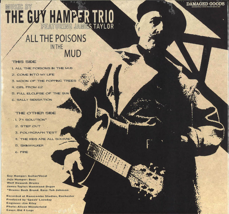 GUY HAMPER TRIO feat. JAMES TAYLOR (ガイ・ハンパー・トリオ feat.ジェームス・テイラー)  - All The Poisons In The Mud (UK Limited LP/New) ビリー・チャイルディッシュの新覆面バンド・デビューアルバム！