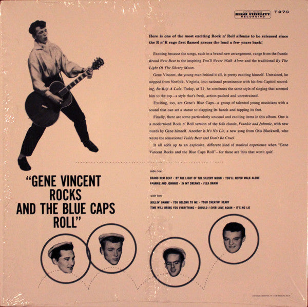 GENE VINCENT & HIS BLUE CAPS (ジーン・ヴィンセント)  - Rocks & The Blue Caps Roll (US 限定復刻再発アナログ LP/New)