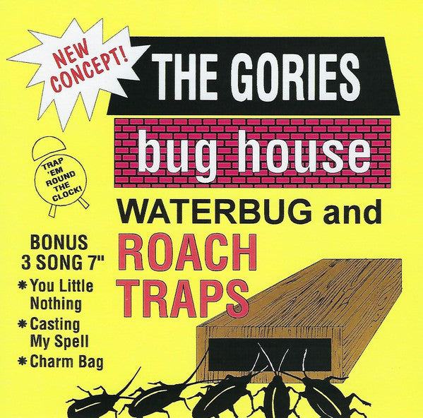 GORIES (ゴリーズ)  - Bug House Waterbug And Roach Traps EP (US Ltd.Re Orange Vinyl 7” EP/New)