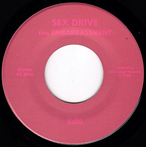 EMBARRASSMENT, THE (ザ・エンバラスメント)  - Sex Drive (US 限定プレス再発 7"「廃盤 New」)