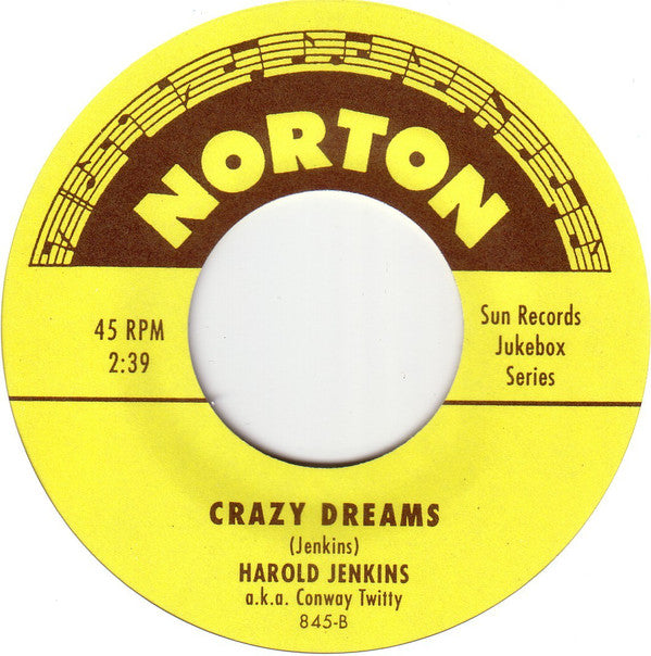 HAROLD JENKINS (CONWAY TWITTY) (ハロルド・ジェンキンス（コンウェイ・トゥイッティ）)  - Rock House / Crazy Dreams  (US Ltd.Reissue 7"+CS/New)