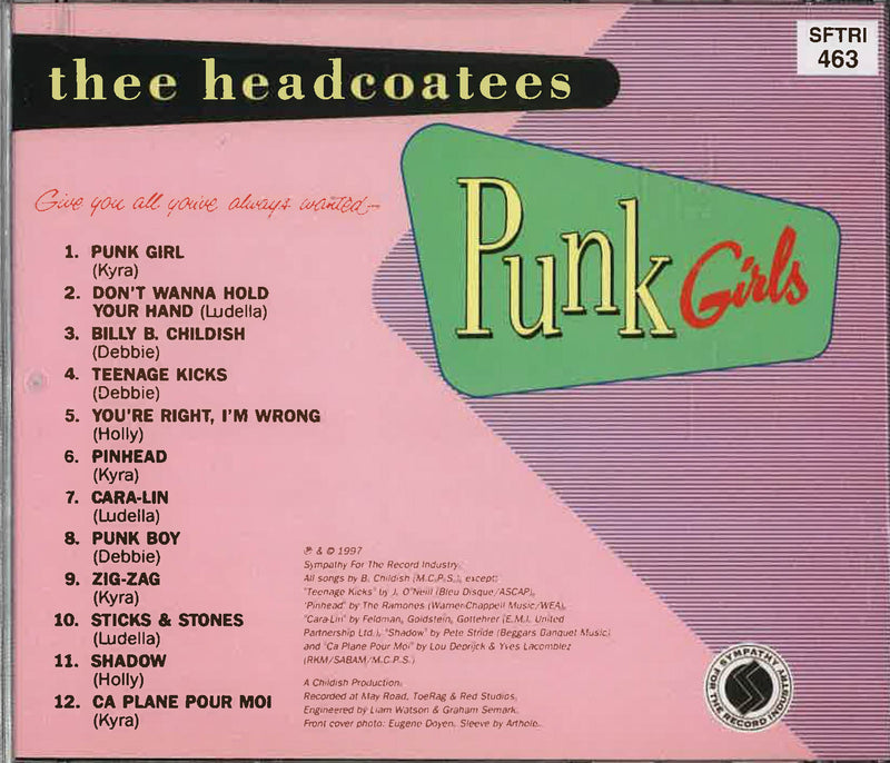 HEADCOATEES (ヘッドコーティーズ)  - Punk Girls (US Orig.CD/New)