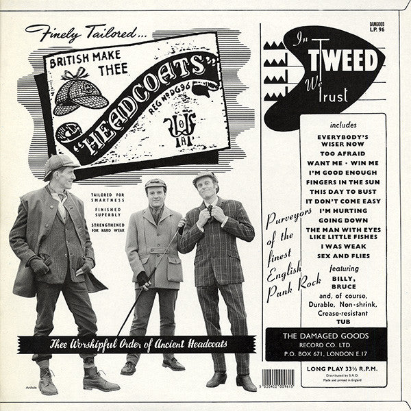 HEADCOATS (ヘッドコーツ) - In Tweed We Trust (UK 限定プレス LP/New)