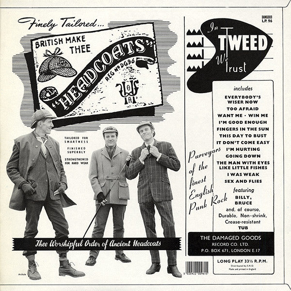 HEADCOATS (ヘッドコーツ)  - In Tweed We Trust (UK 限定プレス LP/New)