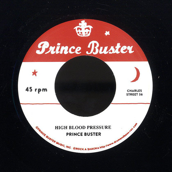 PRINCE BUSTER (プリンス・バスター)  - High Blood Pressure (Japan Ltd.Reissue 7"/New)