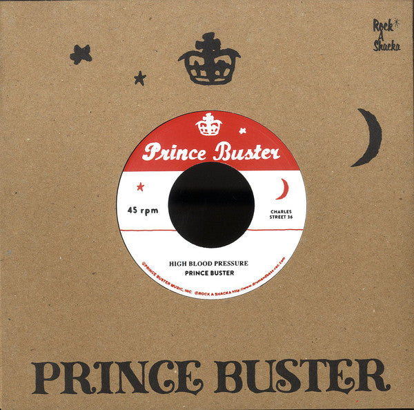 PRINCE BUSTER (プリンス・バスター)  - High Blood Pressure (Japan Ltd.Reissue 7"/New)