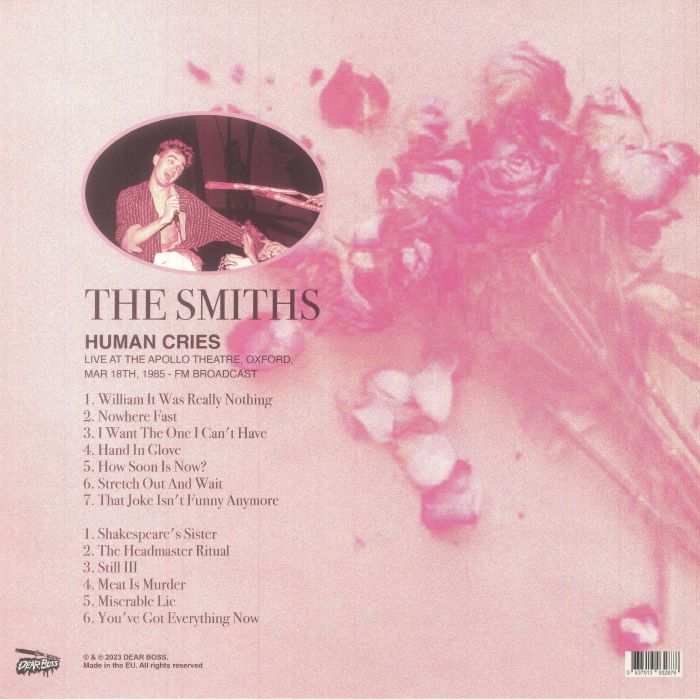 SMITHS, THE (ザ・スミス)  - Human Cries: Live In Oxford, 1985 (EU 限定リリース LP/NEW)