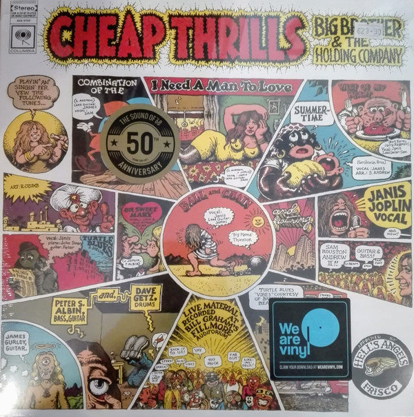 JANIS JOPLIN (BIG BROTHER & THE HOLDING COMPANY) (ジャニス・ジョップリン)  - Cheap Thrills (US Ltd.Reissue 180g LP/New)