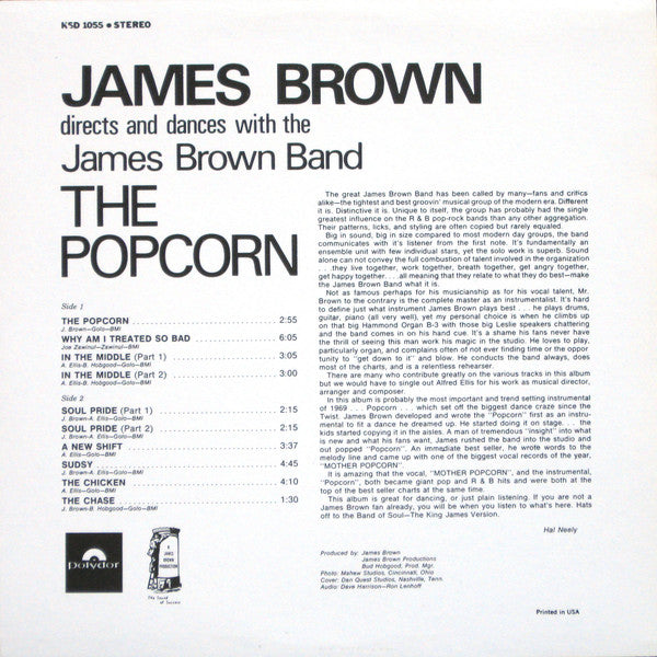 JAMES BROWN (ジェームス・ブラウン)  - The Popcorn (US Ltd.Reissue LP/New)