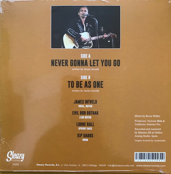 JAMES INTVELD (ジェームス・イントベルド)  - Never Gonna Let You Go (Spain Ltd.7"/New)