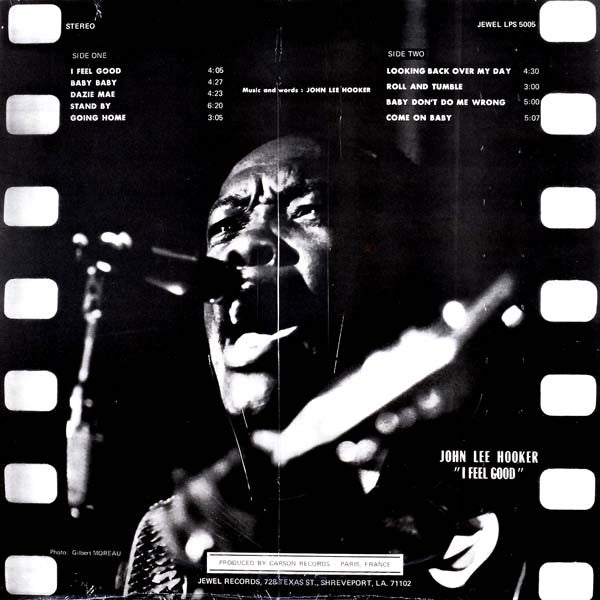 JOHN LEE HOOKER (ジョン・リー・フッカー)  - I Feel Good！(US 限定復刻再発 LP/New)