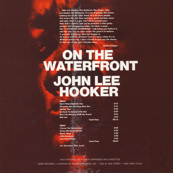 JOHN LEE HOOKER (& The GROUNDHOGS) (ジョン・リー・フッカー (& ザ・グランドホッグス）)  - On The Waterfront (US Ltd. LP/New)