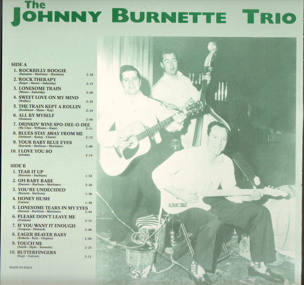 JOHNNY BURNETTE & THE R&R TRIO (ジョニー・バーネット & R&Rトリオ)  - Rock A Billy Boogie (EU Ltd.LP/New)