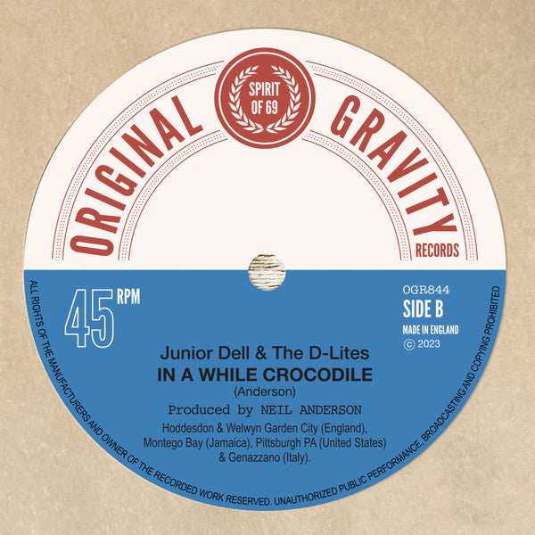 JUNIOR DELL & THE D-LITES (ジュニア・デル＆ザ・ディーライツ)  - See You Later Alligator (UK 限定 7"/New)