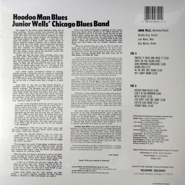 JUNIOR WELLS (ジュニア・ウェルズ)  - Hoodoo Man Blues (US Ltd.Reissue LP/New)