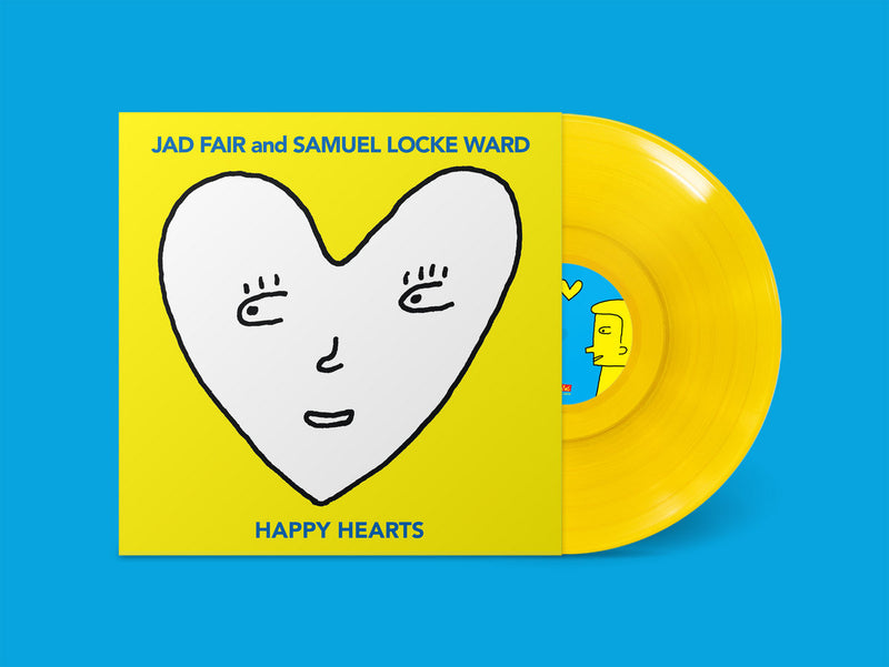JAD FAIR & SAMUEL LOCKE WARD (ジャド・フェア & サミュエル・ロック・ワード)  - Happy Hearts (US 限定イエローヴァイナル LP/NEW)