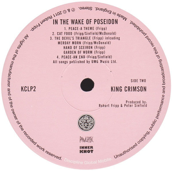 KING CRIMSON (キング・クリムゾン)  - In the Wake of Poseidon (UK-EU Ltd.Reissue 200g LP/New)