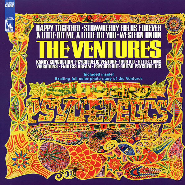 VENTURES, THE (ザ・ヴェンチャーズ)  - Super Psychedelics (US Ltd.Blue Vinyl 180g Stereo LP/GS-New)