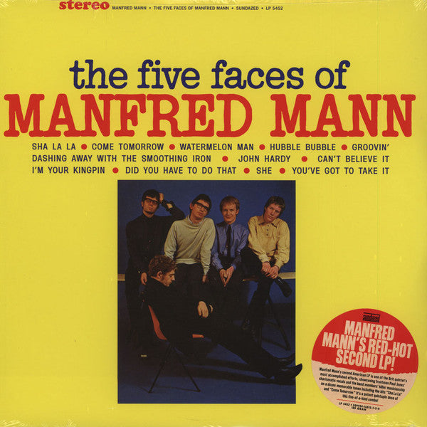 MANFRED MANN (マンフレッド・マン)  - The Five Faces Of Manfred Mann (US Reissue 180g Stereo LP / New)