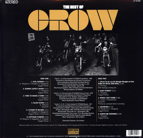 CROW (クロウ)  - The Best Of Crow (US Orig.180g LP+GS / New)