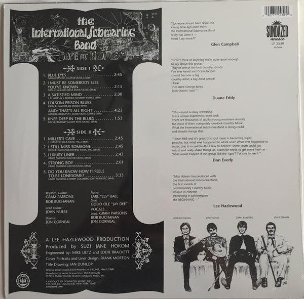INTERNATIONAL SUBMARINE BAND (ザ・インターナショナル・サブマリン・バンド)  - Safe At Home (US Ltd.White Vinyl Mono LP / New)