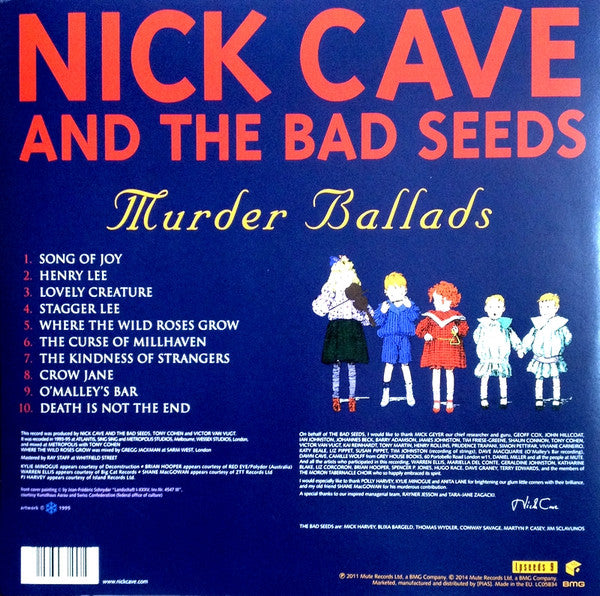 NICK CAVE AND THE BAD SEEDS (ニック・ケイヴ・アンド・ザ・バッド・シーズ)  - Murder Ballads (EU Limited Reissue 2xLP/NEW)