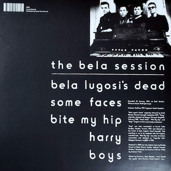 BAUHAUS (バウハウス)  - Bela Lugosi's Dead - THe Bela Session (US-EU 限定復刻再発180グラム重量 12"/NEW)