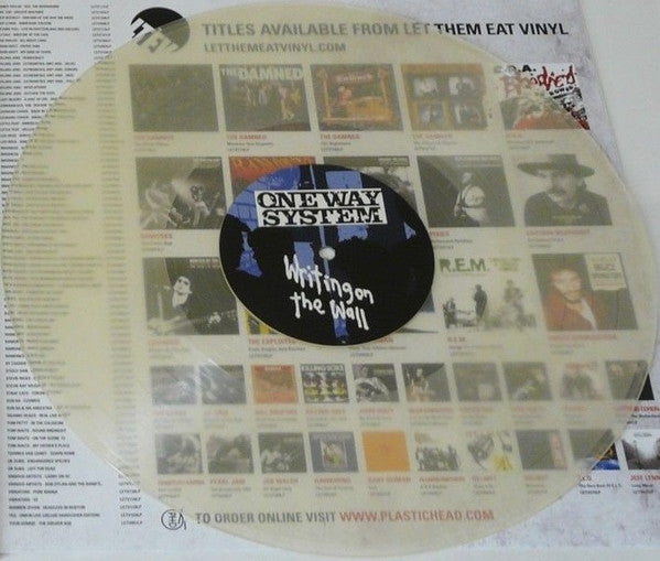 ONEWAY SYSTEM (ワンウェイ・システム)  - Writing On The Wall (UK Ltd. RSD 2016 Clear Vinyl LP「廃盤 New」 )
