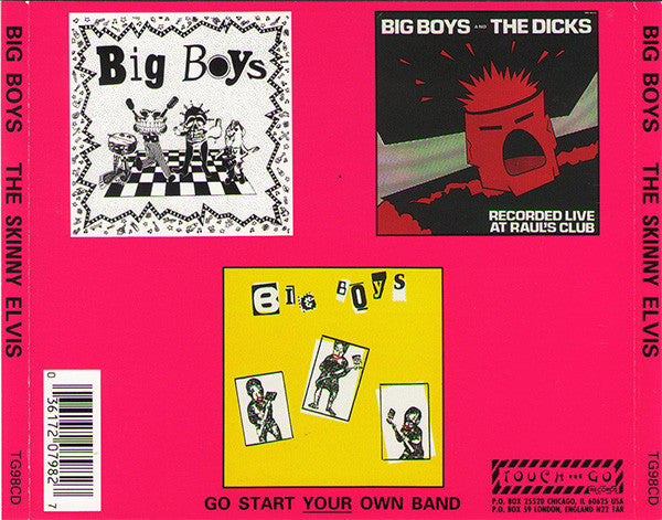 BIG BOYS (ビッグ・ボーイズ) - The Skinny Elvis (US Limited CD/ New)