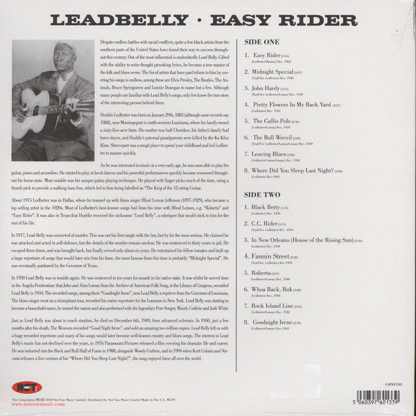 LEADBELLY (レッドベリー)  - Easy Rider (EU Limited 180g LP/New)