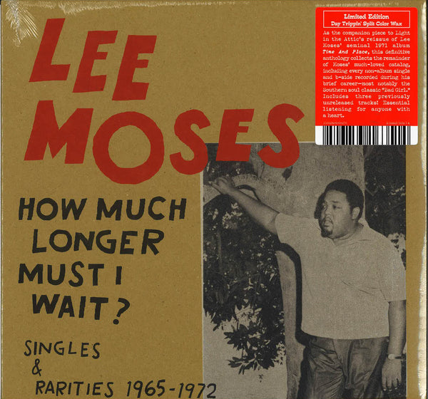 LEE MOSES (リー・モーゼス)  - How Much Longer Must I Wait? Singles & Rarities 1965-1972 (US 限定プレス「カラーVINYL（赤・白・クリア））」LP/New)