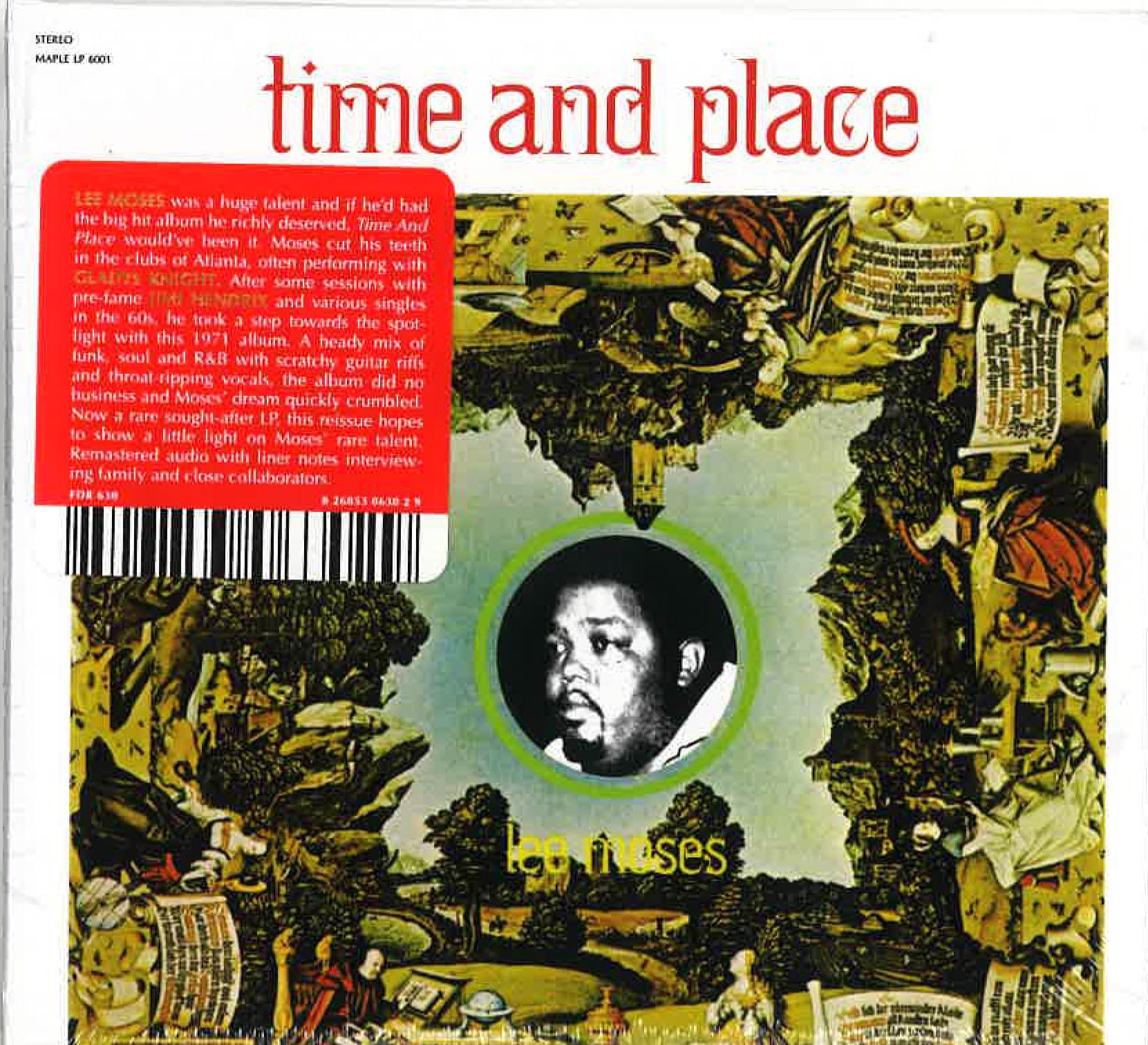 LEE MOSES (リー・モーゼス)  - Time And Place (US 限定再発デジパック見開きジャケ CD/New)