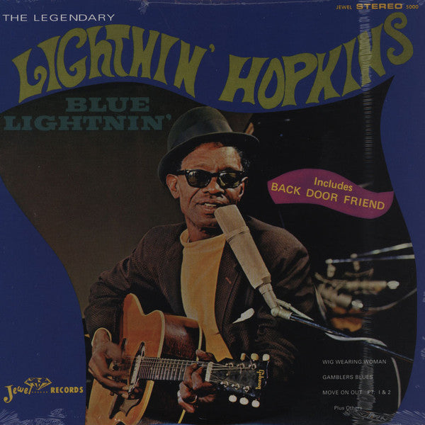 LIGHTNIN’ HOPKINS (LIGHTNING HOPKINS) (ライトニン・ホプキンス)  - Blue Lightnin' (US Ltd.Reissue LP/New)