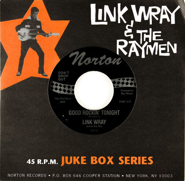 LINK WRAY ＆ HIS RAYMEN (リンク・レイ)  - Good Rockin' Tonight / Soul Train (US Ltd.Reissue 7”+CS/廃盤 New)