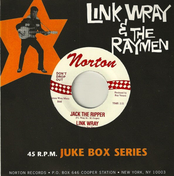 LINK WRAY ＆ HIS RAYMEN (リンク・レイ)  - Jack The Ripper (US Ltd.Reissue 7”+CS/New)