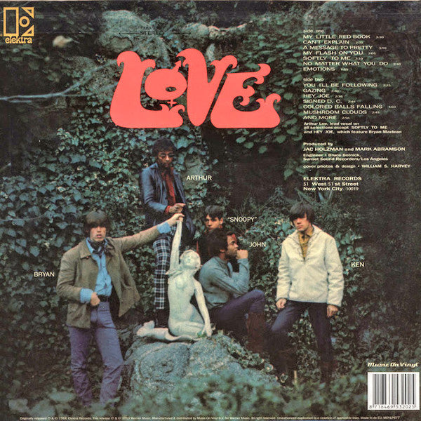 LOVE (ラヴ)  - Love [1st]  (EU 再発名門Music On Vinyl社限定復刻再発「180g 高音質」LP/New)