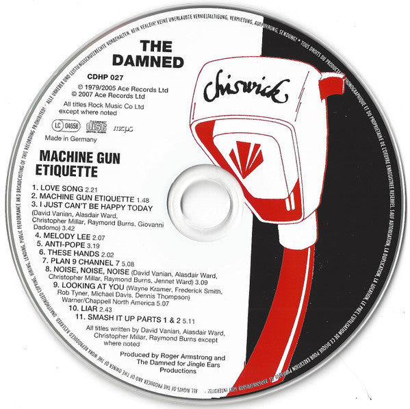 DAMNED, THE (ザ・ダムド) - Machine Gun Etiquette (UK Ltd.Reissue 紙ジャケCD/ New)