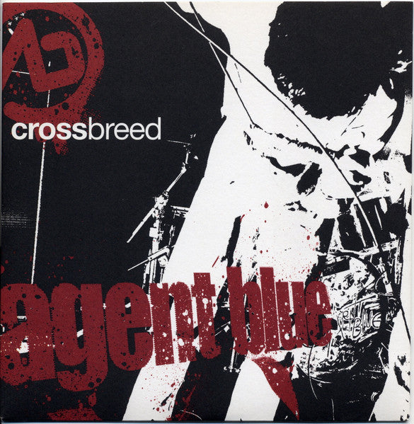 AGENT BLUE (エージェント・ブルー)  - Crossbreed (UK Limited Red Vinyl 1-Sided 7"-Numbered PS/廃盤 NEW)